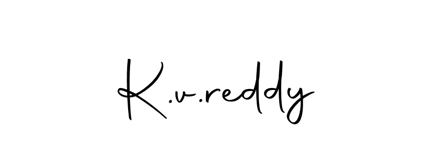 The best way (Autography-DOLnW) to make a short signature is to pick only two or three words in your name. The name K.v.reddy include a total of six letters. For converting this name. K.v.reddy signature style 10 images and pictures png