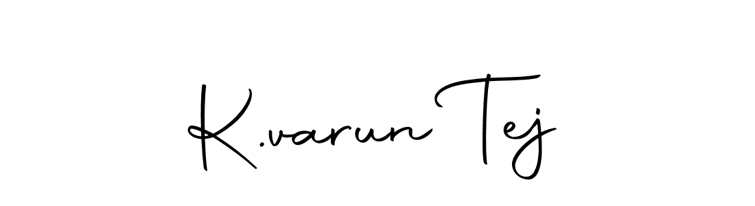 The best way (Autography-DOLnW) to make a short signature is to pick only two or three words in your name. The name K.varun Tej include a total of six letters. For converting this name. K.varun Tej signature style 10 images and pictures png