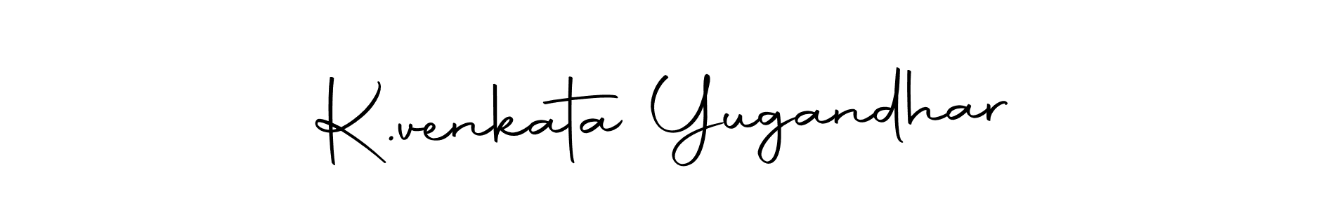 This is the best signature style for the K.venkata Yugandhar name. Also you like these signature font (Autography-DOLnW). Mix name signature. K.venkata Yugandhar signature style 10 images and pictures png