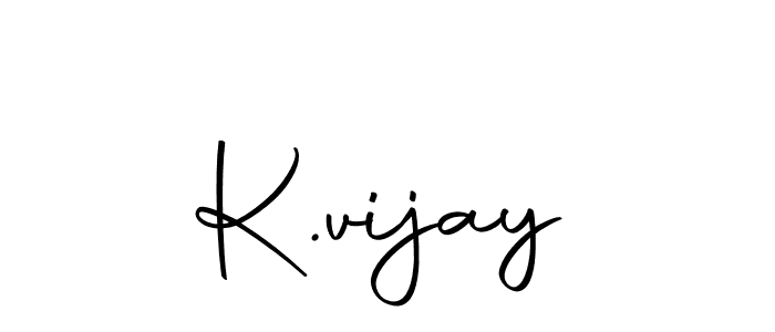 How to make K.vijay signature? Autography-DOLnW is a professional autograph style. Create handwritten signature for K.vijay name. K.vijay signature style 10 images and pictures png