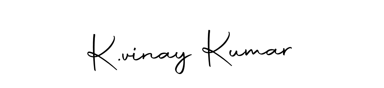 Design your own signature with our free online signature maker. With this signature software, you can create a handwritten (Autography-DOLnW) signature for name K.vinay Kumar. K.vinay Kumar signature style 10 images and pictures png