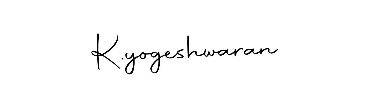 Design your own signature with our free online signature maker. With this signature software, you can create a handwritten (Autography-DOLnW) signature for name K.yogeshwaran. K.yogeshwaran signature style 10 images and pictures png