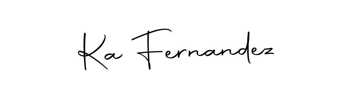 Make a beautiful signature design for name Ka Fernandez. Use this online signature maker to create a handwritten signature for free. Ka Fernandez signature style 10 images and pictures png
