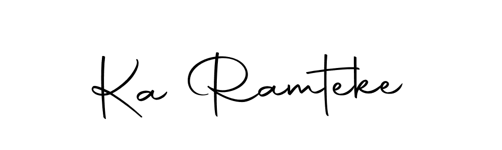 Ka Ramteke stylish signature style. Best Handwritten Sign (Autography-DOLnW) for my name. Handwritten Signature Collection Ideas for my name Ka Ramteke. Ka Ramteke signature style 10 images and pictures png