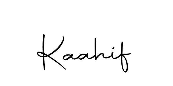 Use a signature maker to create a handwritten signature online. With this signature software, you can design (Autography-DOLnW) your own signature for name Kaahif. Kaahif signature style 10 images and pictures png