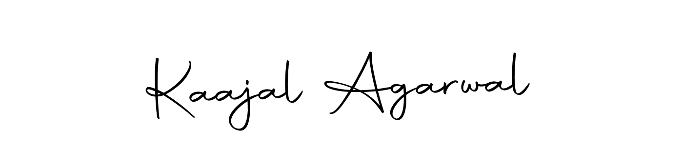 Make a beautiful signature design for name Kaajal Agarwal. With this signature (Autography-DOLnW) style, you can create a handwritten signature for free. Kaajal Agarwal signature style 10 images and pictures png