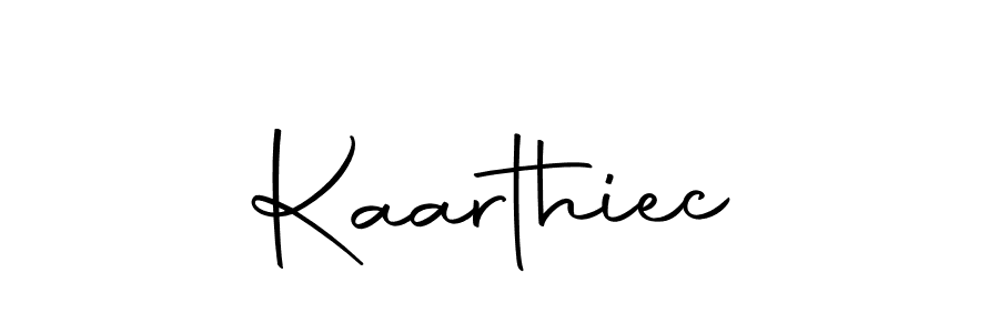You can use this online signature creator to create a handwritten signature for the name Kaarthiec. This is the best online autograph maker. Kaarthiec signature style 10 images and pictures png