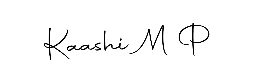 Make a beautiful signature design for name Kaashi M P. Use this online signature maker to create a handwritten signature for free. Kaashi M P signature style 10 images and pictures png