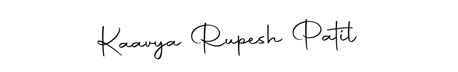 Create a beautiful signature design for name Kaavya Rupesh Patil. With this signature (Autography-DOLnW) fonts, you can make a handwritten signature for free. Kaavya Rupesh Patil signature style 10 images and pictures png