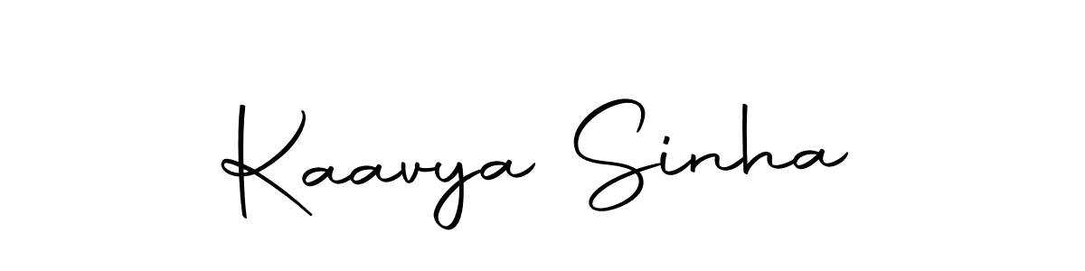 Create a beautiful signature design for name Kaavya Sinha. With this signature (Autography-DOLnW) fonts, you can make a handwritten signature for free. Kaavya Sinha signature style 10 images and pictures png