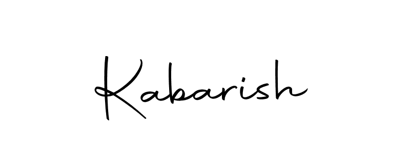 You should practise on your own different ways (Autography-DOLnW) to write your name (Kabarish) in signature. don't let someone else do it for you. Kabarish signature style 10 images and pictures png