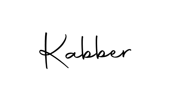 Make a beautiful signature design for name Kabber. With this signature (Autography-DOLnW) style, you can create a handwritten signature for free. Kabber signature style 10 images and pictures png