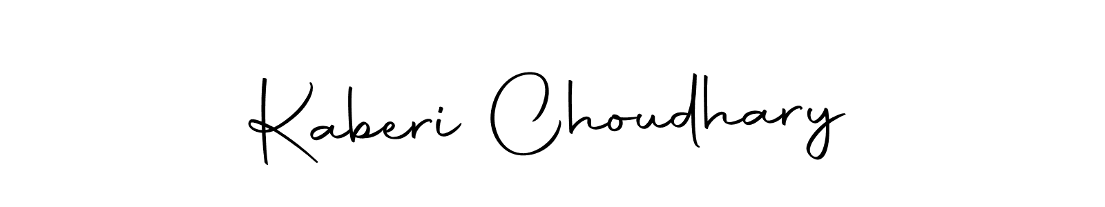 Design your own signature with our free online signature maker. With this signature software, you can create a handwritten (Autography-DOLnW) signature for name Kaberi Choudhary. Kaberi Choudhary signature style 10 images and pictures png