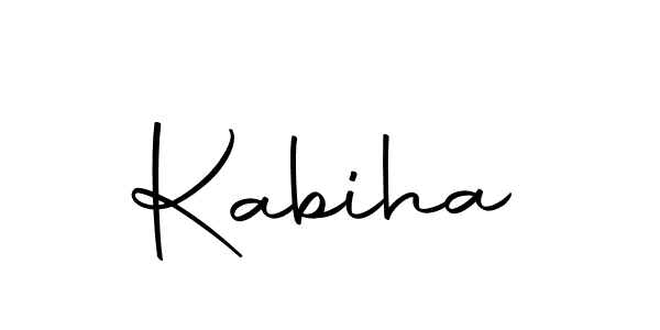 How to make Kabiha signature? Autography-DOLnW is a professional autograph style. Create handwritten signature for Kabiha name. Kabiha signature style 10 images and pictures png