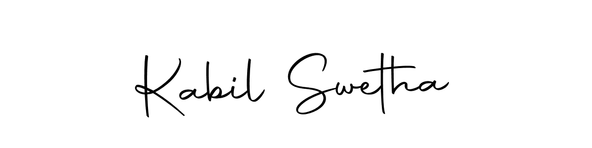 Use a signature maker to create a handwritten signature online. With this signature software, you can design (Autography-DOLnW) your own signature for name Kabil Swetha. Kabil Swetha signature style 10 images and pictures png