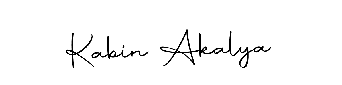 Make a beautiful signature design for name Kabin Akalya. With this signature (Autography-DOLnW) style, you can create a handwritten signature for free. Kabin Akalya signature style 10 images and pictures png