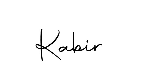 How to make Kabir  signature? Autography-DOLnW is a professional autograph style. Create handwritten signature for Kabir  name. Kabir  signature style 10 images and pictures png