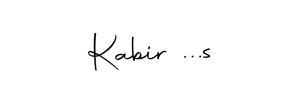 You can use this online signature creator to create a handwritten signature for the name Kabir ...s. This is the best online autograph maker. Kabir ...s signature style 10 images and pictures png