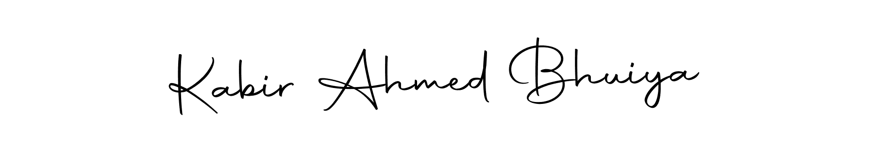 Design your own signature with our free online signature maker. With this signature software, you can create a handwritten (Autography-DOLnW) signature for name Kabir Ahmed Bhuiya. Kabir Ahmed Bhuiya signature style 10 images and pictures png