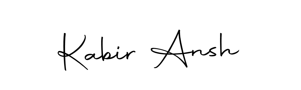 Make a beautiful signature design for name Kabir Ansh. Use this online signature maker to create a handwritten signature for free. Kabir Ansh signature style 10 images and pictures png