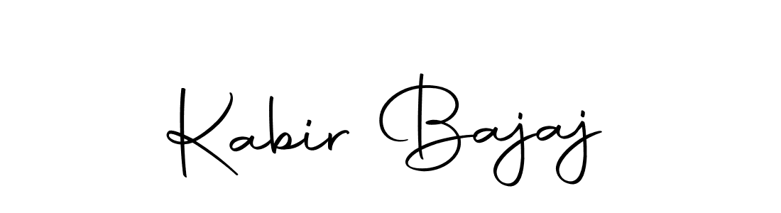 Use a signature maker to create a handwritten signature online. With this signature software, you can design (Autography-DOLnW) your own signature for name Kabir Bajaj. Kabir Bajaj signature style 10 images and pictures png