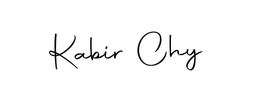 Create a beautiful signature design for name Kabir Chy. With this signature (Autography-DOLnW) fonts, you can make a handwritten signature for free. Kabir Chy signature style 10 images and pictures png