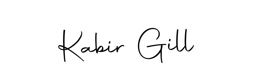 How to make Kabir Gill signature? Autography-DOLnW is a professional autograph style. Create handwritten signature for Kabir Gill name. Kabir Gill signature style 10 images and pictures png