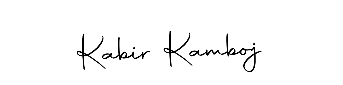 You should practise on your own different ways (Autography-DOLnW) to write your name (Kabir Kamboj) in signature. don't let someone else do it for you. Kabir Kamboj signature style 10 images and pictures png