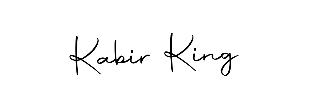 Create a beautiful signature design for name Kabir King. With this signature (Autography-DOLnW) fonts, you can make a handwritten signature for free. Kabir King signature style 10 images and pictures png