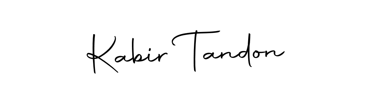 Also we have Kabir Tandon name is the best signature style. Create professional handwritten signature collection using Autography-DOLnW autograph style. Kabir Tandon signature style 10 images and pictures png