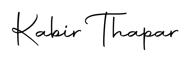 Designed for modern professionals: Kabir Thapar name signature crafted with Autography-DOLnW script. Ready for digital PDF workflows. Kabir Thapar signature style 10 images and pictures png