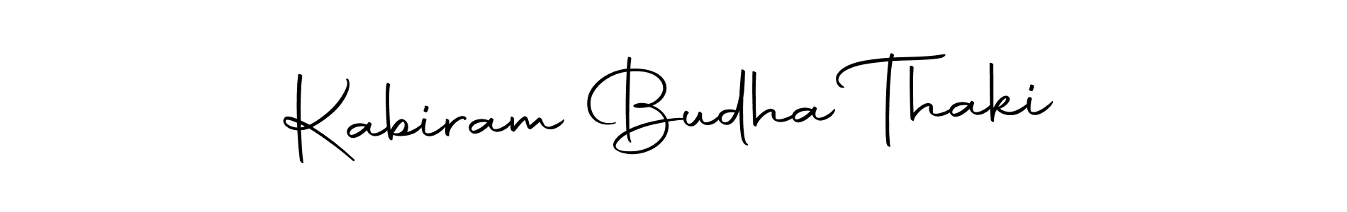 Create a beautiful signature design for name Kabiram Budha Thaki. With this signature (Autography-DOLnW) fonts, you can make a handwritten signature for free. Kabiram Budha Thaki signature style 10 images and pictures png