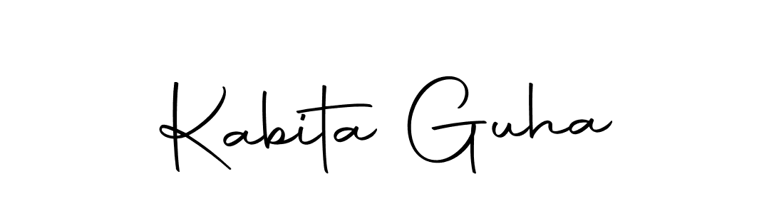 How to make Kabita Guha name signature. Use Autography-DOLnW style for creating short signs online. This is the latest handwritten sign. Kabita Guha signature style 10 images and pictures png