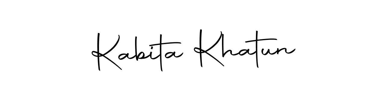 Make a short Kabita Khatun signature style. Manage your documents anywhere anytime using Autography-DOLnW. Create and add eSignatures, submit forms, share and send files easily. Kabita Khatun signature style 10 images and pictures png