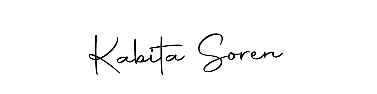 Make a beautiful signature design for name Kabita Soren. With this signature (Autography-DOLnW) style, you can create a handwritten signature for free. Kabita Soren signature style 10 images and pictures png