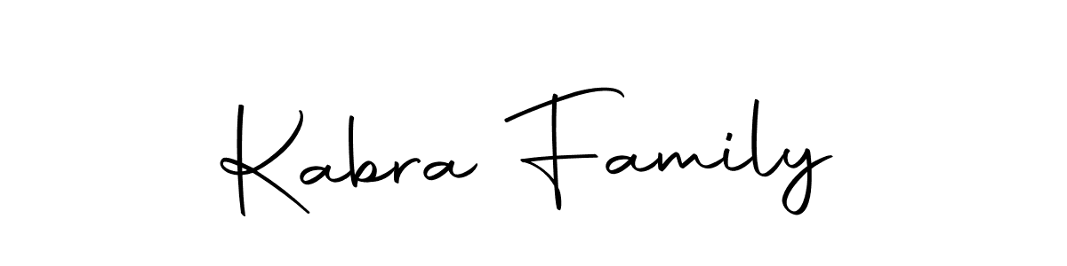 Kabra Family stylish signature style. Best Handwritten Sign (Autography-DOLnW) for my name. Handwritten Signature Collection Ideas for my name Kabra Family. Kabra Family signature style 10 images and pictures png