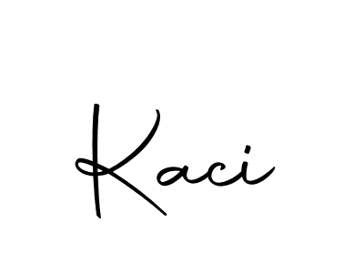How to make Kaci signature? Autography-DOLnW is a professional autograph style. Create handwritten signature for Kaci name. Kaci signature style 10 images and pictures png