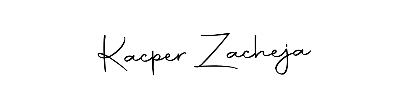 Make a short Kacper Zacheja signature style. Manage your documents anywhere anytime using Autography-DOLnW. Create and add eSignatures, submit forms, share and send files easily. Kacper Zacheja signature style 10 images and pictures png