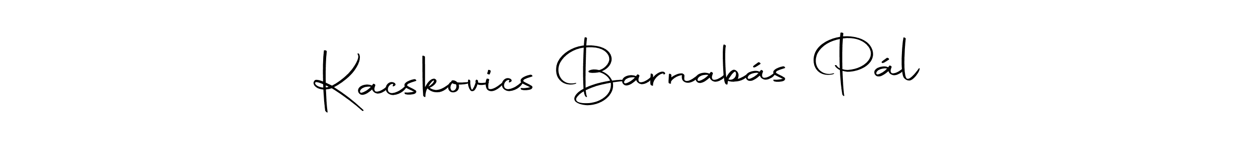 This is the best signature style for the Kacskovics Barnabás Pál name. Also you like these signature font (Autography-DOLnW). Mix name signature. Kacskovics Barnabás Pál signature style 10 images and pictures png