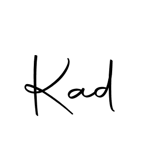 How to make Kad signature? Autography-DOLnW is a professional autograph style. Create handwritten signature for Kad name. Kad signature style 10 images and pictures png