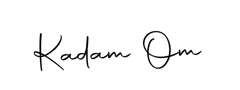 Create a beautiful signature design for name Kadam Om. With this signature (Autography-DOLnW) fonts, you can make a handwritten signature for free. Kadam Om signature style 10 images and pictures png