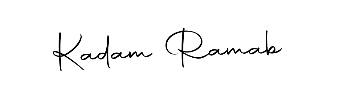 Also we have Kadam Ramab name is the best signature style. Create professional handwritten signature collection using Autography-DOLnW autograph style. Kadam Ramab signature style 10 images and pictures png