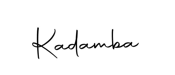 How to make Kadamba signature? Autography-DOLnW is a professional autograph style. Create handwritten signature for Kadamba name. Kadamba signature style 10 images and pictures png
