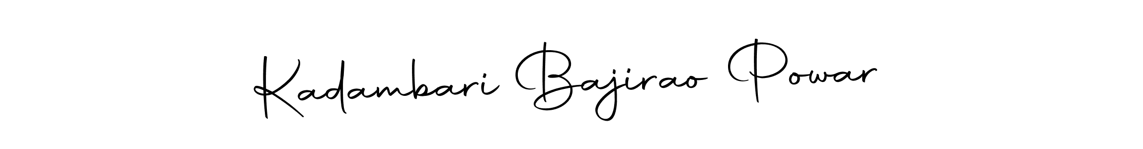 Design your own signature with our free online signature maker. With this signature software, you can create a handwritten (Autography-DOLnW) signature for name Kadambari Bajirao Powar. Kadambari Bajirao Powar signature style 10 images and pictures png