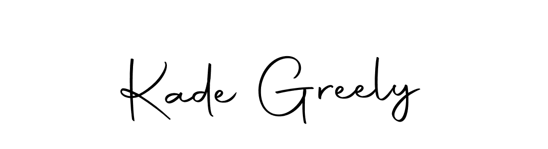 Also we have Kade Greely name is the best signature style. Create professional handwritten signature collection using Autography-DOLnW autograph style. Kade Greely signature style 10 images and pictures png