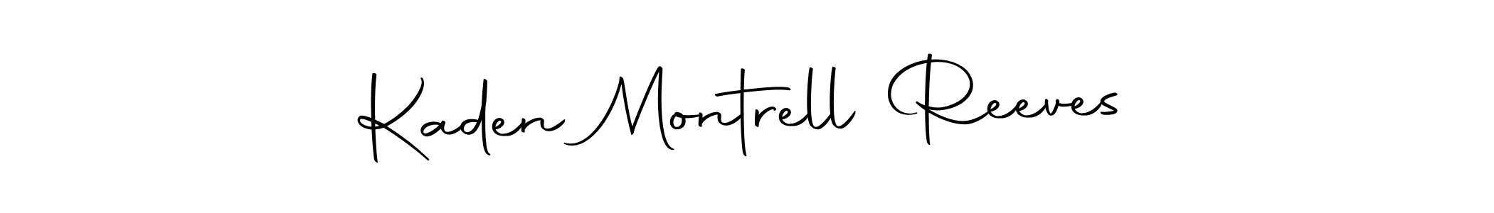 Make a beautiful signature design for name Kaden Montrell Reeves. Use this online signature maker to create a handwritten signature for free. Kaden Montrell Reeves signature style 10 images and pictures png