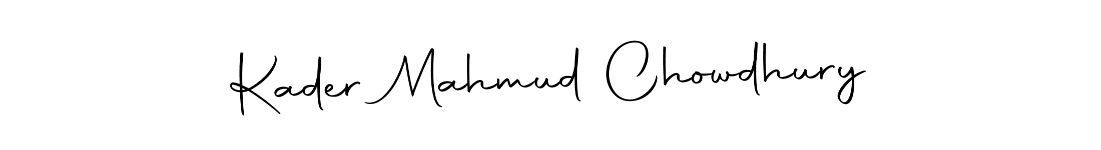Make a short Kader Mahmud Chowdhury signature style. Manage your documents anywhere anytime using Autography-DOLnW. Create and add eSignatures, submit forms, share and send files easily. Kader Mahmud Chowdhury signature style 10 images and pictures png