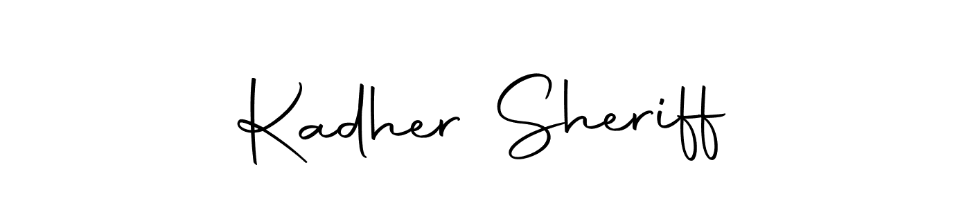 Also You can easily find your signature by using the search form. We will create Kadher Sheriff name handwritten signature images for you free of cost using Autography-DOLnW sign style. Kadher Sheriff signature style 10 images and pictures png