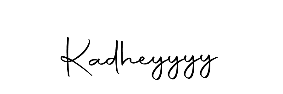 Design your own signature with our free online signature maker. With this signature software, you can create a handwritten (Autography-DOLnW) signature for name Kadheyyyy. Kadheyyyy signature style 10 images and pictures png