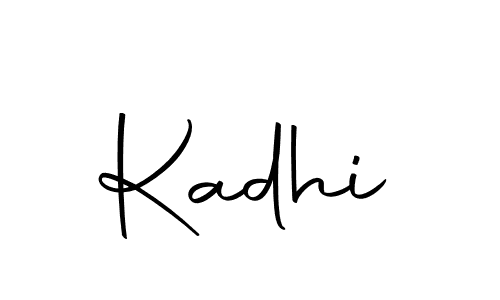 You should practise on your own different ways (Autography-DOLnW) to write your name (Kadhi) in signature. don't let someone else do it for you. Kadhi signature style 10 images and pictures png